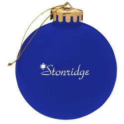 Round Shatterproof Ornament - Opaque
