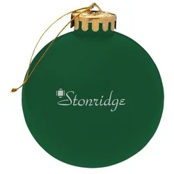 Round Shatterproof Ornament - Opaque