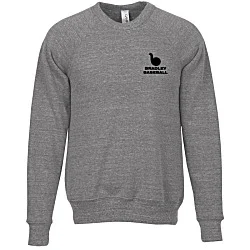 Bella+Canvas Tri-Blend Sponge Fleece Crewneck - Embroidered