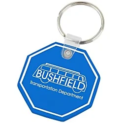 Stop Sign Soft Keychain - Translucent