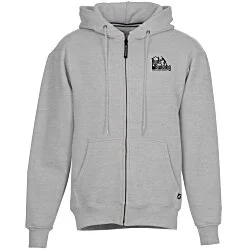 Cotton Rich Zip Front Hoodie - Screen