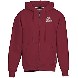 Cotton Rich Zip Front Hoodie - Screen