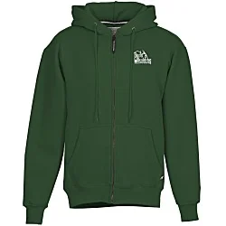 Cotton Rich Zip Front Hoodie - Screen