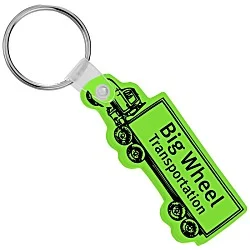 Semi-Truck Soft Keychain - Translucent