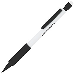 Rubber Grip Mechanical Pencil - White - 24 hr