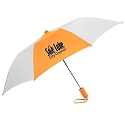 42" Folding Umbrella with Auto Open - Alternating - 42" Arc - 24 hr