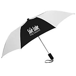 42" Folding Umbrella with Auto Open - Alternating - 42" Arc - 24 hr