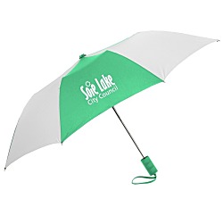 42" Folding Umbrella with Auto Open - Alternating - 42" Arc - 24 hr