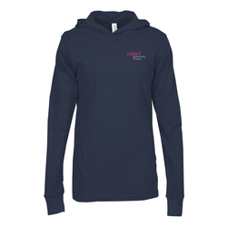 Bella+Canvas Unisex Long Sleeve Jersey Hoodie - Embroidered