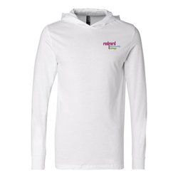 Bella+Canvas Unisex Long Sleeve Jersey Hoodie - Embroidered