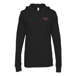Bella+Canvas Unisex Long Sleeve Jersey Hoodie - Embroidered
