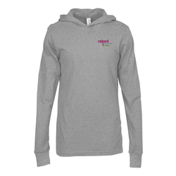 Bella+Canvas Unisex Long Sleeve Jersey Hoodie - Embroidered