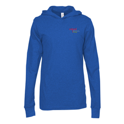 Bella+Canvas Unisex Long Sleeve Jersey Hoodie - Embroidered