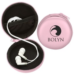 Ear Buds with Zippered Case