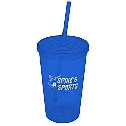 Economy Tumbler with Straw - 20 oz.