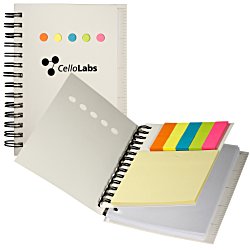 Mini Memo Book with Flags and Ruler
