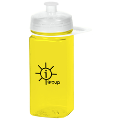 PolySure Squared-Up Water Bottle with Handle - 16 oz.