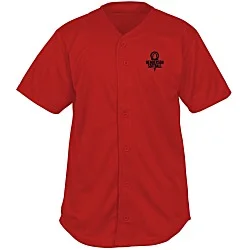 Performance Tough Mesh Full Button Jersey - Screen