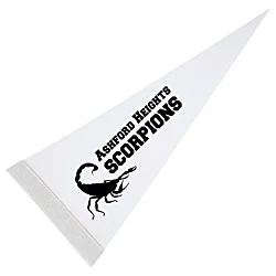 Pennant 8" x 18" - White