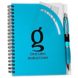 Curvy Top Notebook with Pen