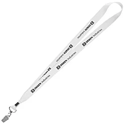 Lanyard with Metal Bulldog Clip - 3/4"