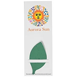 Plant-A-Shape Flower Seed Bookmark - Leaf
