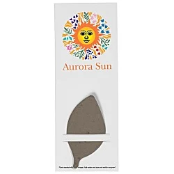 Plant-A-Shape Flower Seed Bookmark - Leaf