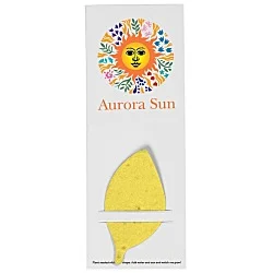 Plant-A-Shape Flower Seed Bookmark - Leaf