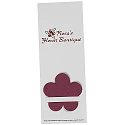 Plant-A-Shape Flower Seed Bookmark - Flower