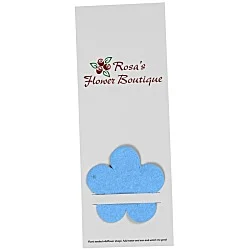 Plant-A-Shape Flower Seed Bookmark - Flower