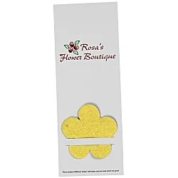 Plant-A-Shape Flower Seed Bookmark - Flower