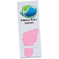 Plant-A-Shape Flower Seed Bookmark - Footprint