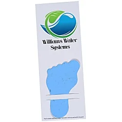 Plant-A-Shape Flower Seed Bookmark - Footprint