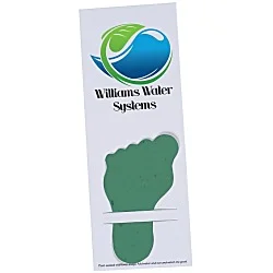 Plant-A-Shape Flower Seed Bookmark - Footprint
