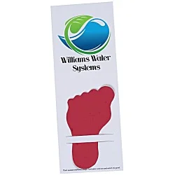 Plant-A-Shape Flower Seed Bookmark - Footprint