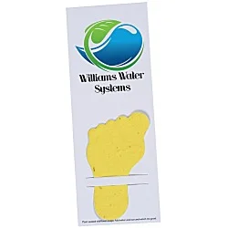 Plant-A-Shape Flower Seed Bookmark - Footprint