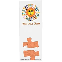 Plant-A-Shape Flower Seed Bookmark - Puzzle Piece
