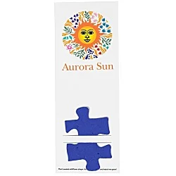 Plant-A-Shape Flower Seed Bookmark - Puzzle Piece