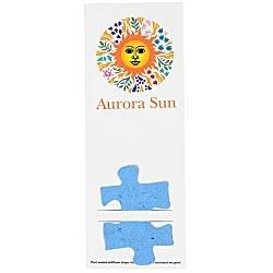 Plant-A-Shape Flower Seed Bookmark - Puzzle Piece