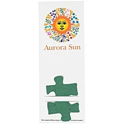 Plant-A-Shape Flower Seed Bookmark - Puzzle Piece