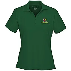 Moreno Textured Micro Polo - Ladies' - Embroidered - 24 hr
