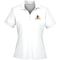 Moreno Textured Micro Polo - Ladies' - Embroidered - 24 hr