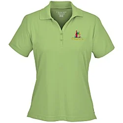 Moreno Textured Micro Polo - Ladies' - Embroidered - 24 hr
