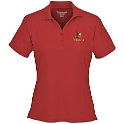 Moreno Textured Micro Polo - Ladies' - Embroidered - 24 hr