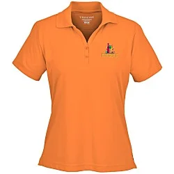 Moreno Textured Micro Polo - Ladies' - Embroidered - 24 hr