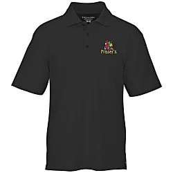 Moreno Textured Micro Polo - Men's - Embroidered - 24 hr