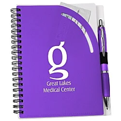 Curvy Top Notebook with Pen - 24 hr