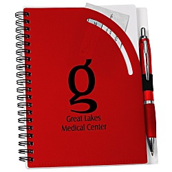 Curvy Top Notebook with Pen - 24 hr