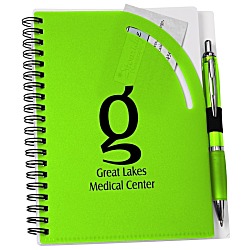 Curvy Top Notebook with Pen - 24 hr