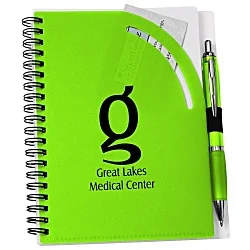Curvy Top Notebook with Pen - 24 hr
